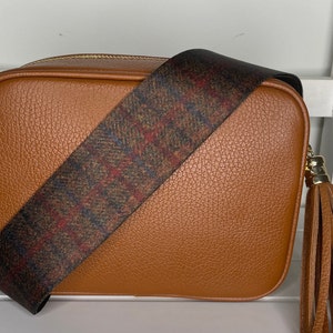 Tweed print Taschengurt, Crossbody Bag Strap - Schultergurt für Handtaschen - Ersatz Taschengurte