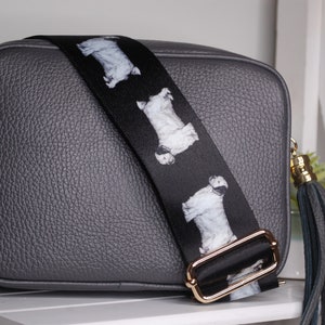 Clumber Spaniel Hunde Taschengurt, Clumber Spaniel Geschenk, handgemacht, Extra Langer Taschengurt