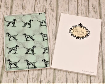 Dalmatian scarf with dogs on - Dalmatian gift - Dalmatian print scarf - Dalmatian owner gift - Dalmation print - personalised scarf