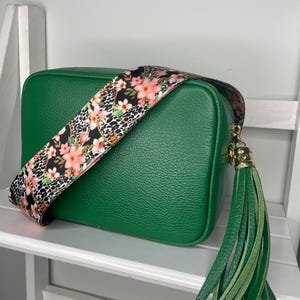 Kette Blumen Design Crossbody Handmade Taschengurt in Geschenkbox| Ersatzblumen Taschengurte