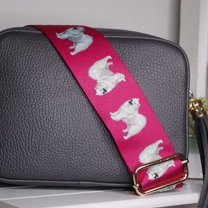 Samoyed Bag strap, crossbody Bag Strap, Samoyed gifts, gift for Samoyed owner