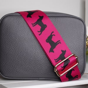Basenji Hund Taschengurt, Basenji Geschenk, handgemachte Basenji Besitzer Geschenk, extra langer Taschengurt