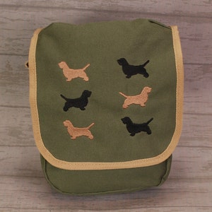 Petite Basset Griffon Vendeen Hound embroidered cross body bag - Ideal gift for dog owner