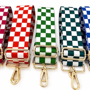 Bandoulière à carreaux, bandoulière - Bandoulière pour sacs à main - Bandoulière de rechange