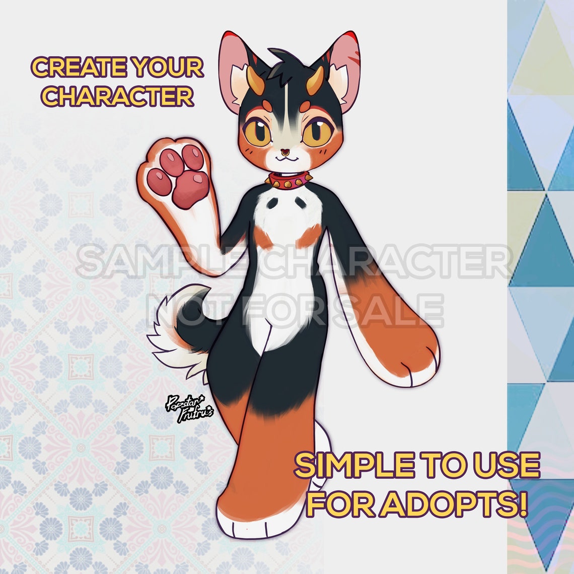 Furry Chibi BASE Cute Anthro Fursona Character Creator P2U Etsy 日本