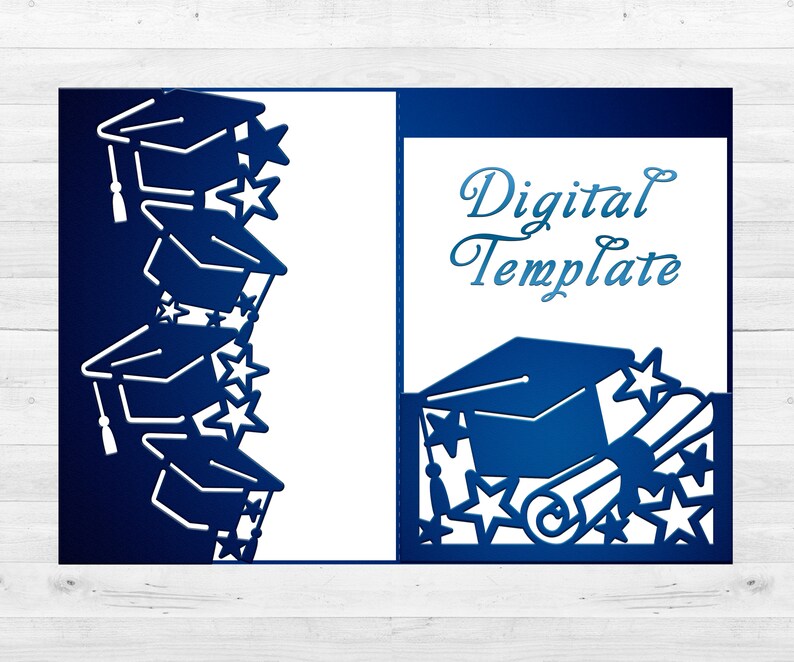 Graduation invitation template svg College graduation svg Etsy