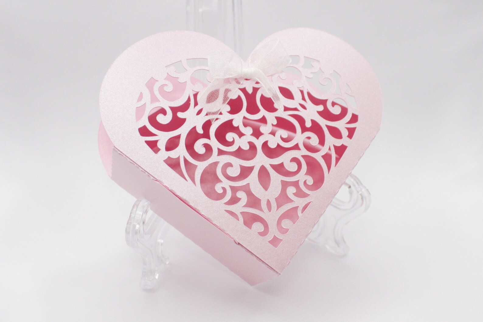 Heart gift box svg Valentine favor boxes Valentines day