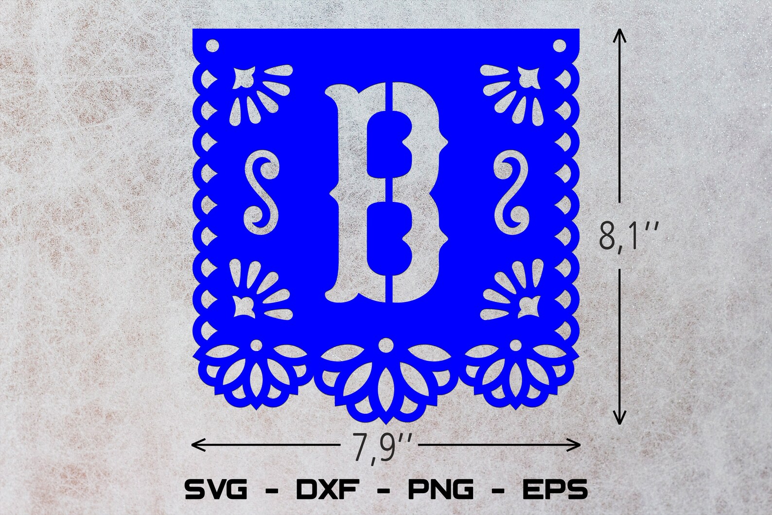 DIY papel picado svg Alphabet svg Numbers svg Papel picado | Etsy