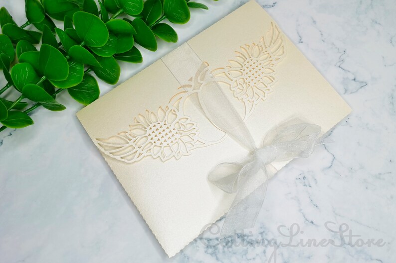 Download Sunflower wedding invitation svg Pumpkin invitation ...