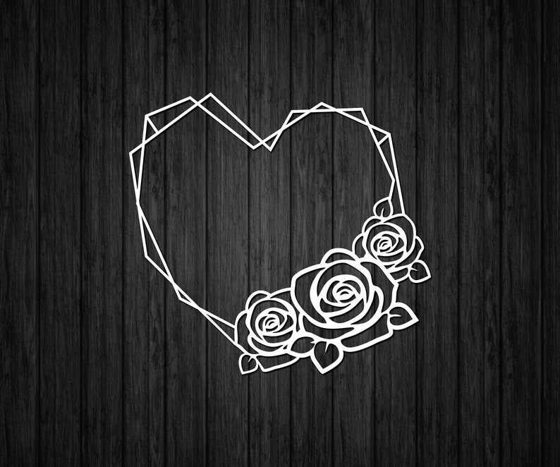 Download Geometric frame svg Bundle of 6 frame templates Flower ...