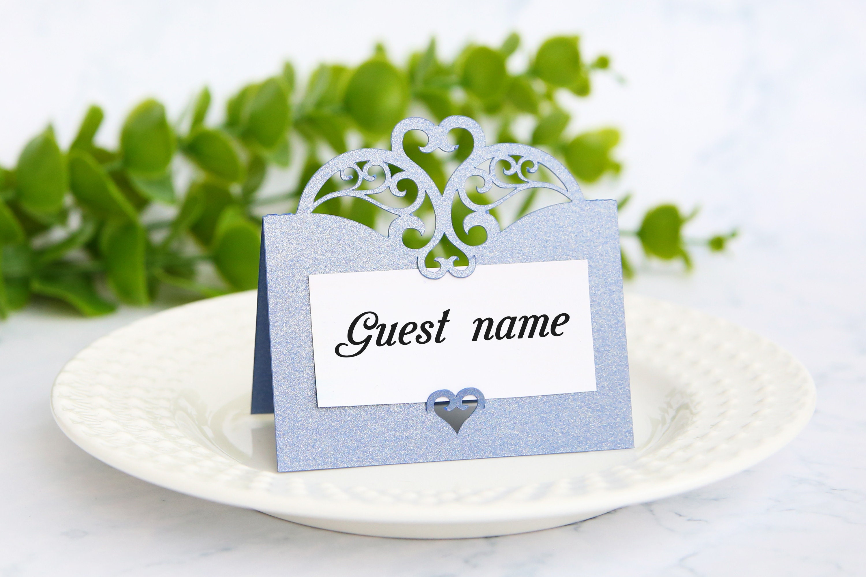 Lace place card template Wedding place card svg Cricut place Etsy