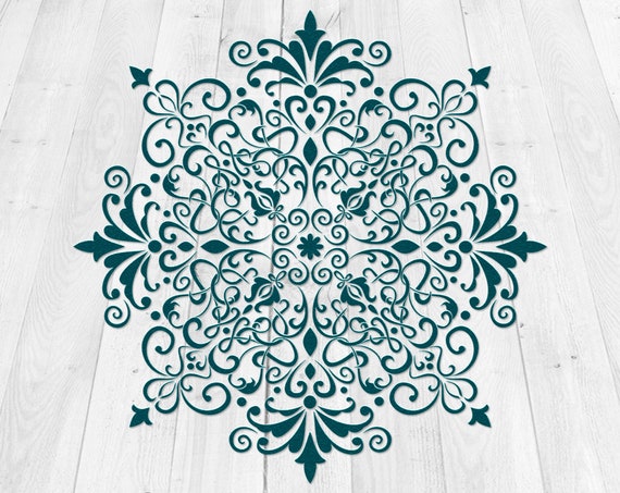 Download Template Mandala For Laser Cut Or Print Svg Cutting File Etsy