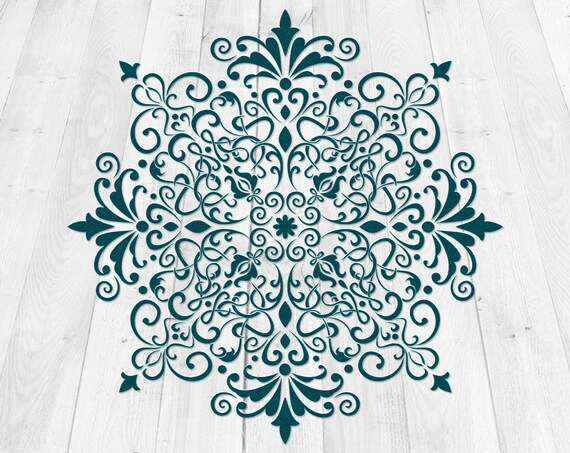 Download Template Mandala For Laser Cut Or Print Svg Cutting File Etsy