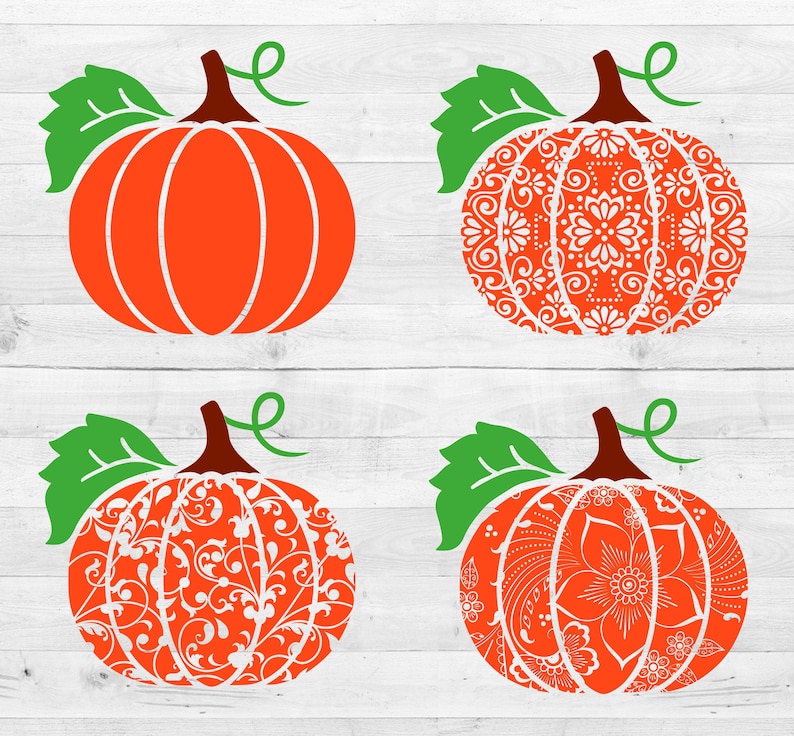Download Pumpkin mandala svg. Bundle Pumpkins SVG Lace Pumpkin SVG | Etsy