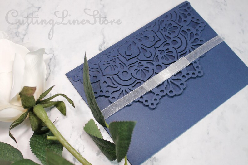 Weddings Invitations Paper Tri Fold Envelope Template Birthday Invitation Svg Rustic Wedding Invitation Template Svg Files For Cricut Mandala Invitation Svg