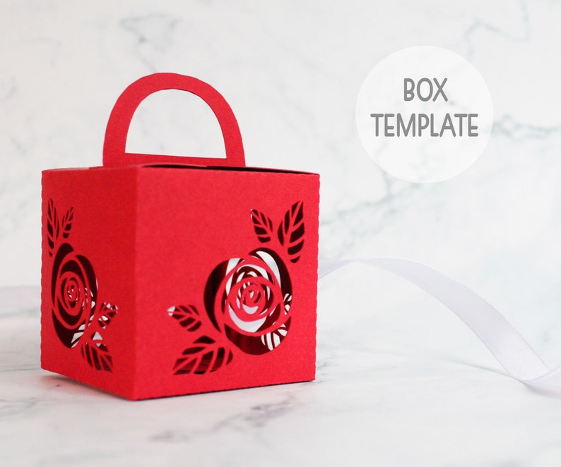 Download Wedding Favor Boxes Small Gift Box Rose Favor Box Svg Svg Files For Cricut Candy Box Template Gift Box Svg Favor Bags Containers Paper Party Supplies Kromasol Com