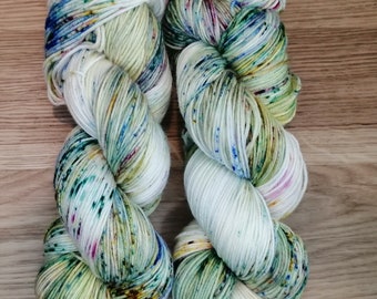 Park Life -Hand dyed deluxe superwash extrafine merino 4 ply yarn, 100g skein, 400m approx