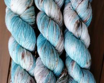 Icebreaker -Hand dyed deluxe merino/bamboo/silk 4ply yarn, 100g skein. 400m approx