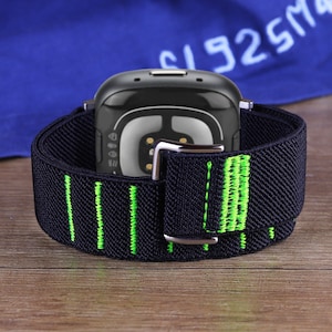 Fitbit Versa 2 3 Lite Loop Band Sport Strap Soft Nylon Fitness Band Fast Hook and Go Adjustable Closure Fabrics Bracelet BUY 2 GET +1 FREE