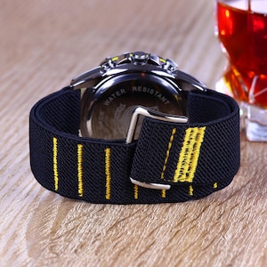 Band for Citizen Watch, Elastic Strap Replacement, Alpine G Hook and Loop Band