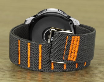 Bracelet de montre 18 mm compatible avec Fossil Seiko Casio Garmin Omega Tissot, bracelet de montre élastique 18 mm