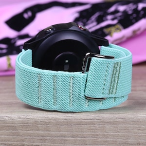 ELASTIC SPORT STRAP for Garmin Vivoactive Forerunner Instinct Venu Approach Fenix Tactix Descent Enduro Marq Quatix Watch Hook and Go Band