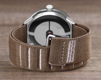 Compatible with Google Pixel WATCH STRETCH BAND, Woven Nylon Band, Elastic Sport Band, Fabric Band, Watch Accessories, Watch Elastic Strap