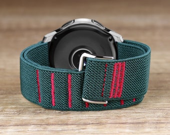 Bracelet de montre de 18 mm, bracelet en nylon élastique, bracelet de rechange pour montre intelligente de 18 mm, crochet et boucle de bracelet de montre de 18 mm, bracelet de boucle alpine, bracelet de montre de sport