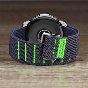 SPORT STRAP for Samsung Galaxy 6 watch 40 43 44 47mm Classic BAND Active 3 2 1 Elastic Nylon Fabric Sport Loop Belt Adjustable Knitted