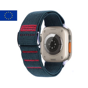 Replacement Watch Band compatible with 18mm 20mm 22mm 24mm 25mm Garmin Apple Samsung Fitbit Pixel Watch G Hook Loop Elastic Strap