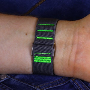 STRAP For Fitbit Versa 1 / 2 / 3 / Lite / Sense BAND Elastic One Piece Loop Sport Fitness Braided Wicker Expandable Stretchy Watch Bracelet image 3