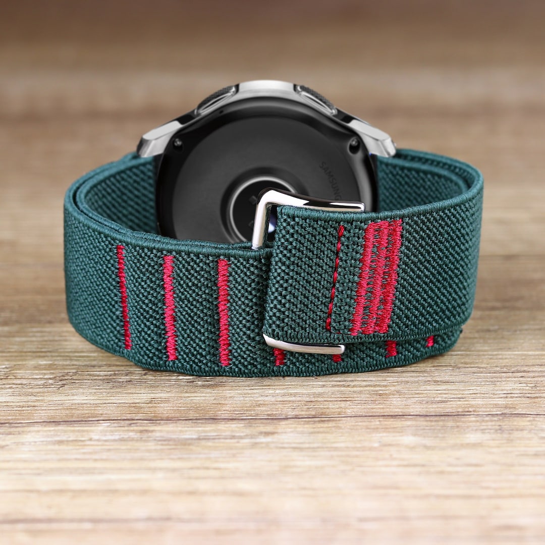 18mm WATCH BAND, ELASTIC Nylon Band, 18mm Replacement Smart Watch Strap