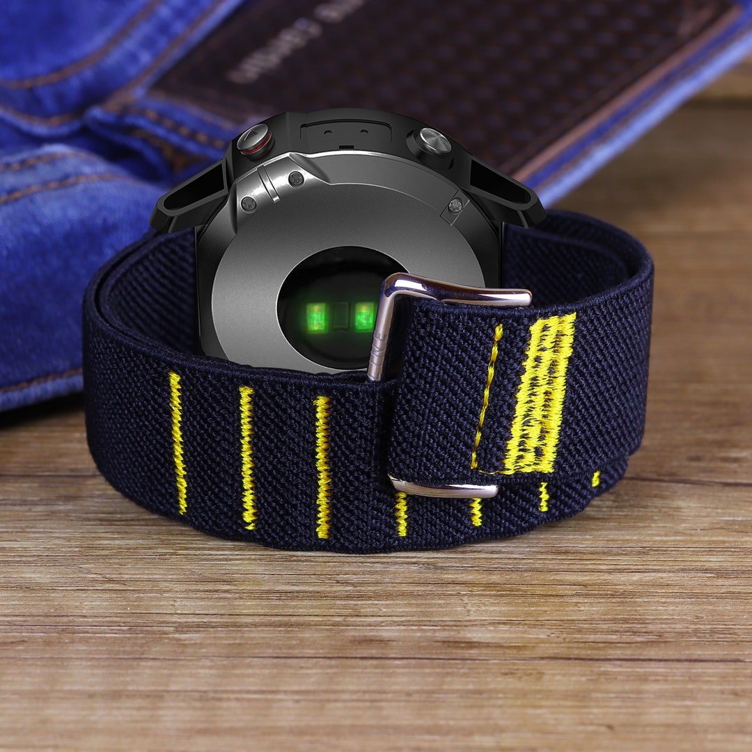ELASTIC BAND Compatible With Garmin Watch Band for Instinct Forerunner Venu Fenix Marq Approach