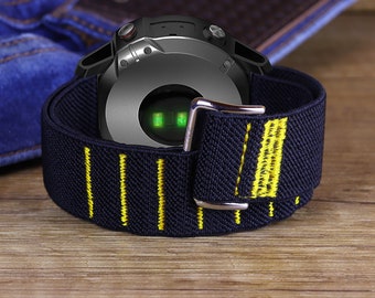 ELASTYCZNY PASEK kompatybilny z paskiem do zegarka Garmin Instinct Forerunner Venu Fenix Marq Approach 18 mm 20 mm 22 mm 25 mm ELASTYCZNY PASEK DO MYŚLENIA