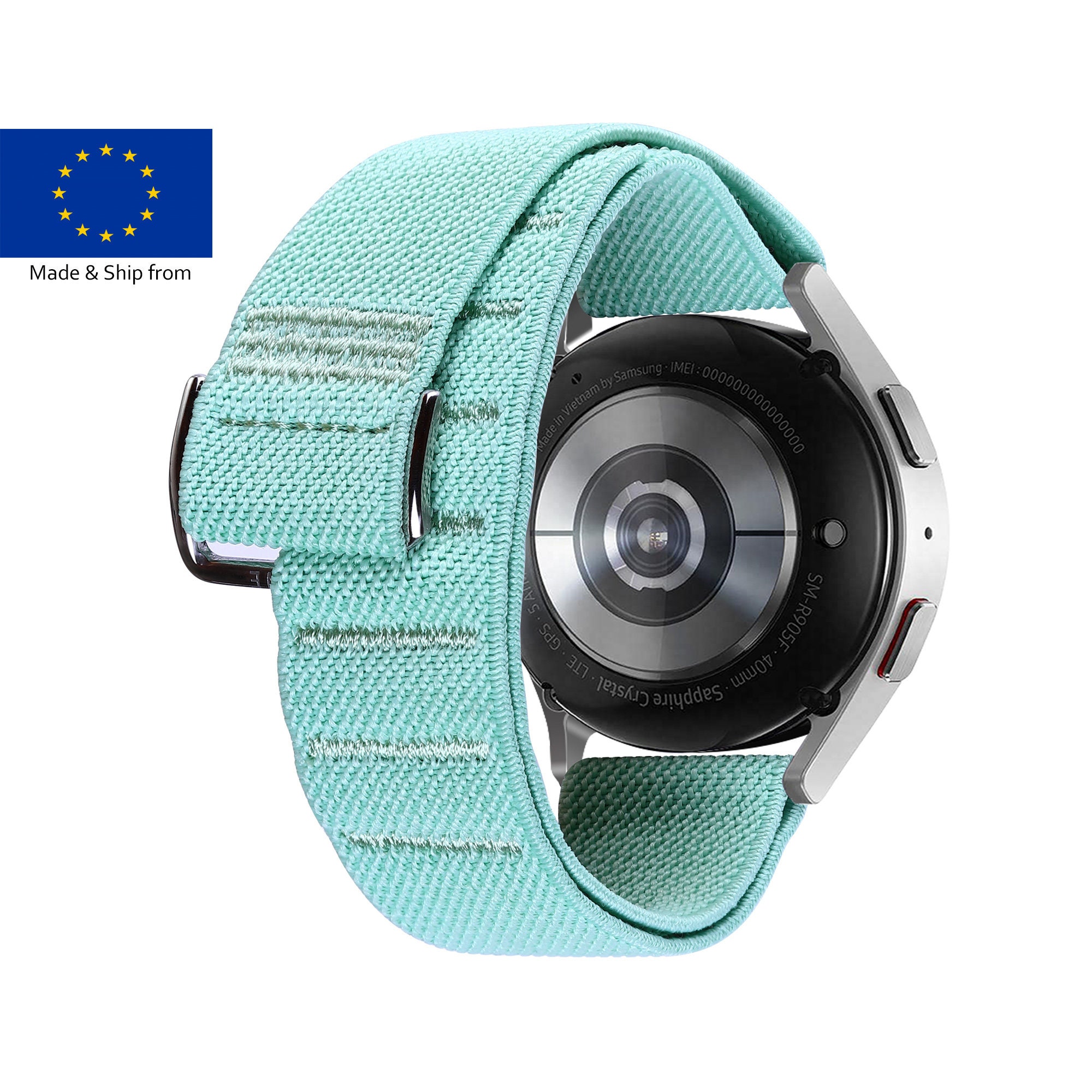 1pc Unisex Ocean Style Replacement Wristband Compatible With Xiaomi Mi Band  8/7/6/5/4/3 - Semi-transparent