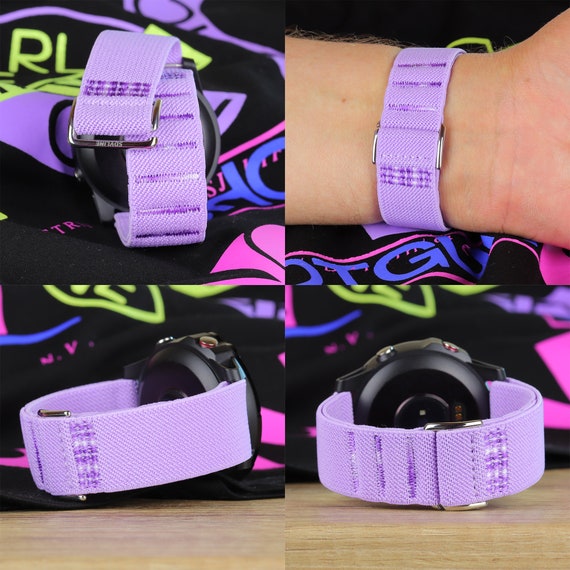 Bracelet violet pour le Garmin Vivosmart HR (pas pour HR +!) - bracelet de  montre de