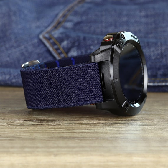 Navy Blue Nylon New Band Active Loop Strap 45mm Watch Sport Etsy Samsung 40-44mm 2 3 Belt Canvas for Watch Smart 2020 - Galaxy Galaxy Fabric 41mm