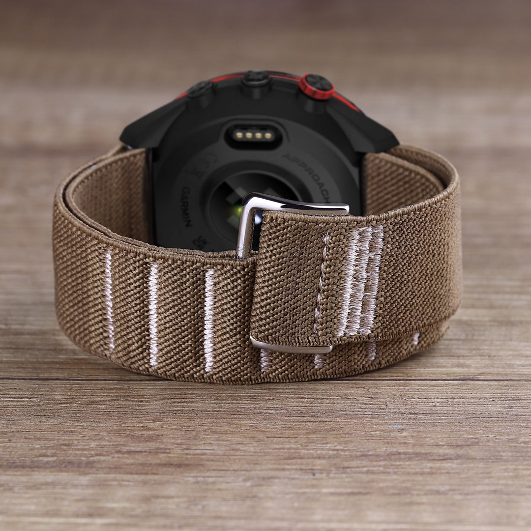 Kompatibel mit 22 mm Garmin Uhrenarmband Nylon Loop, 22