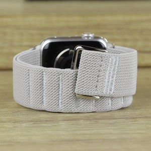 Elastische band voor Apple Watch 38 40 41 42 44 45 49 mm serie 3 4 5 6 7 8 se ultrariem Quick-fit verstelbare sport fitness G-haak stretcy-lus