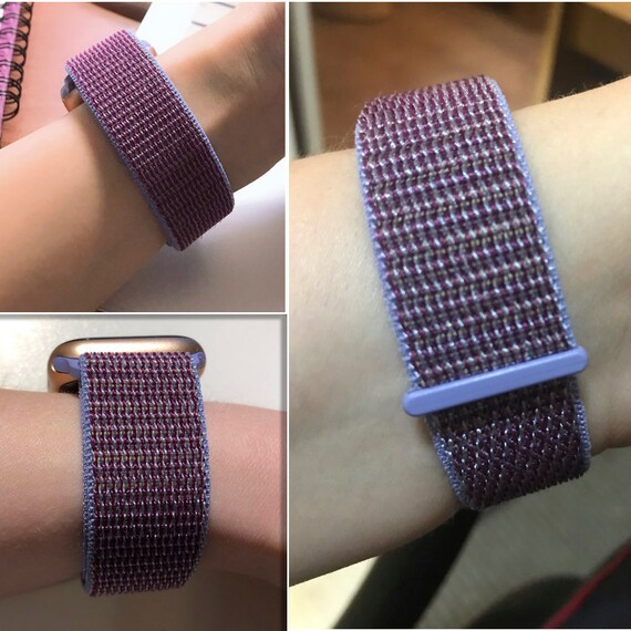 40mm lilac sport loop
