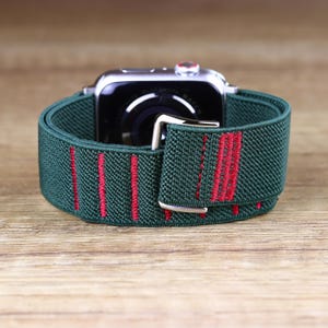 Replacement Watch Band compatible with 18mm 20mm 22mm 24mm 25mm Garmin Apple Samsung Fitbit Pixel Watch G Hook Loop Elastic Strap