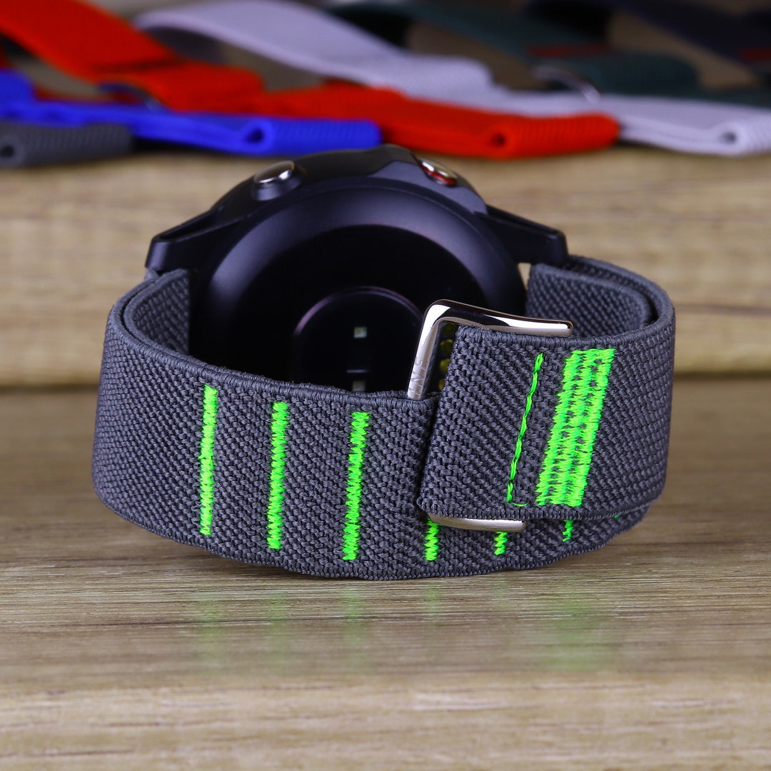 24mm ELASTIC WATCH STRAP, 24mm Alpine Loop Band, 24mm Watch Band Nylon ...