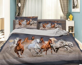 Horse Duvet Cover Etsy