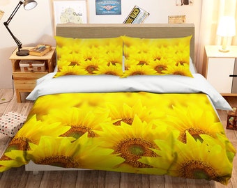 Sunflower Duvet Etsy