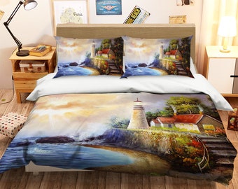Lighthouse Bedding Etsy