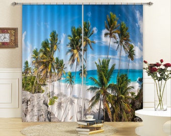 3D Blue Tree Branches Texture CC360 Blockout Photo Curtain Print Curtains Drapes Fabric Window AJ Wallpaper 3D Large Photo Curtain