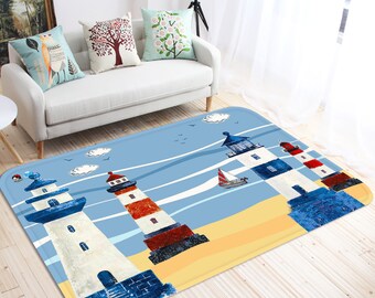 Details about 3D Lighthouse Beach 72 Non Slip Rug Mat Room Mat Round Elegant Photo Carpet CA Details about 3D Lighthouse Beach 72 Non Slip Rug Mat Room Mat Round Elegant Photo Carpet CA