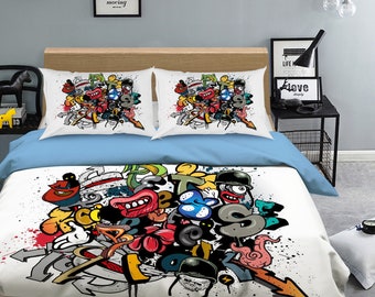 comic duvet cover