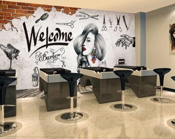 Buy 3D Beauty Salon WGN73 Wallpaper Mural Decal Mural Photo Online in India  - Etsy