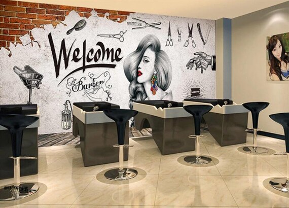 3D Beauty Salon WGN73 Wallpaper Mural Decal Mural Photo - Etsy